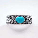 Boho Vintage Stone Bangle Bracelet Women's Summer Jewelry
