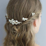 Bohemian Vintage Pearl Jewelry Set Hair Comb Wedding Hair Accessories