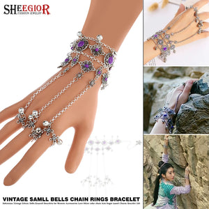 Bohemian Vintage Small Bells Bracelets for Women Dance Accessories