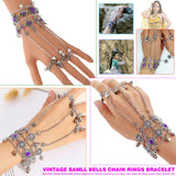 Bohemian Vintage Small Bells Bracelets for Women Dance Accessories