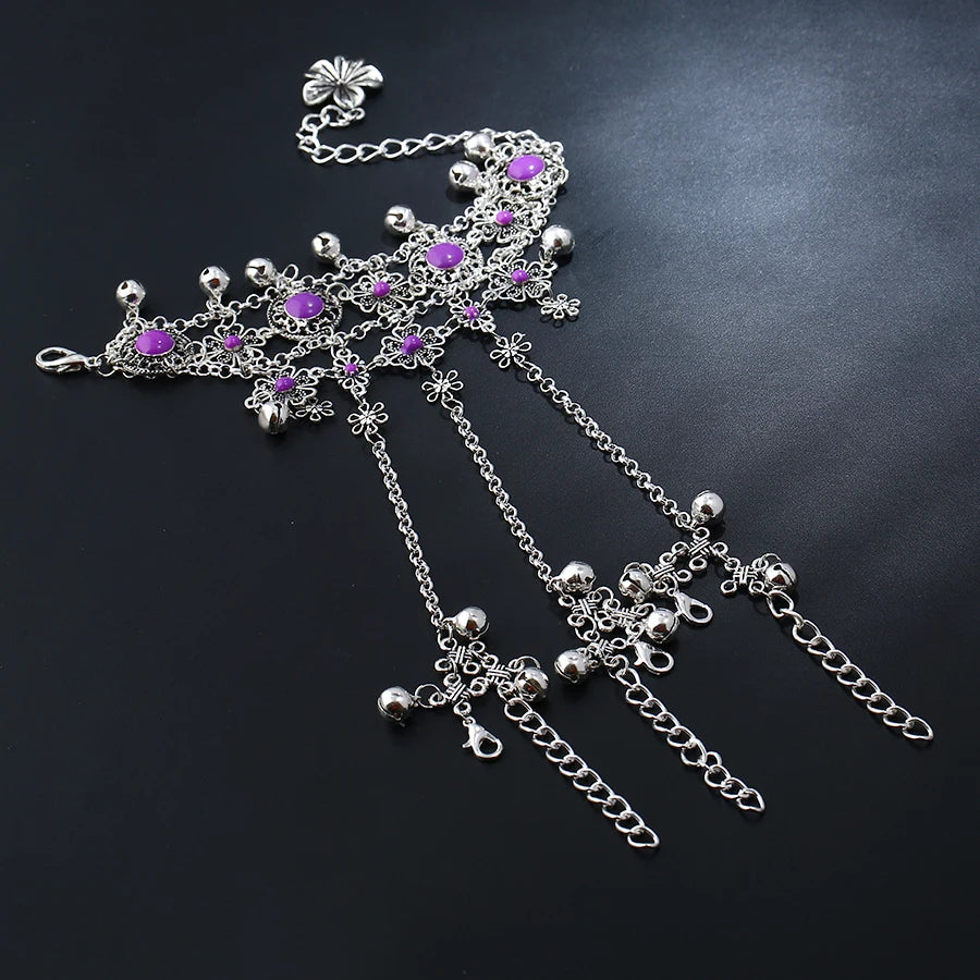 Bohemian Vintage Small Bells Bracelets for Women Dance Accessories