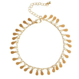 Bohemian Water Drop Anklet Leg Chain Tassel Foot Jewelry