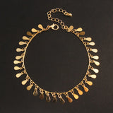 Bohemian Water Drop Anklet Leg Chain Tassel Foot Jewelry