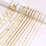 Bohemian Women Beach Anklet Stainless Steel Layered Ankle Bracelet