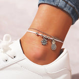 Bohemian Beach Butterfly Anklet Fruit Jewelry