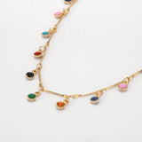 Bohemian Women Necklace Choker Tassel Charm Colorful