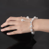 Bohemian Women's 925 Sterling Silver Bracelet Hollow Pattern Ball