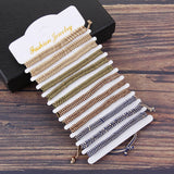 Bohemian Woven Thread Rope Bracelet For Women Men Charms Bracelets