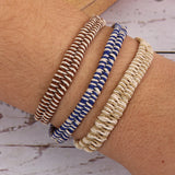 Bohemian Woven Thread Rope Bracelet For Women Men Charms Bracelets