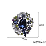Bohemian Crystal Glass Rhinestone Brooch Jewelry