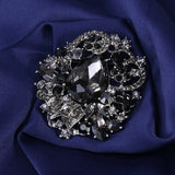 Bohemian Crystal Glass Rhinestone Brooch Jewelry