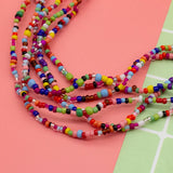 Bohemian Ethnic 6-Piece Waist Chain Glass Beads Belly Waist Chain