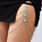 Bohemian Love Elastic Leg Chain Women's Adjustable Beach Body Accessories