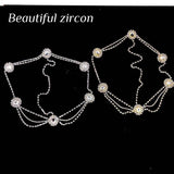 Bohemian Crystal Bridal Headband Chain