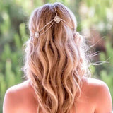 Bohemian Crystal Bridal Headband Chain