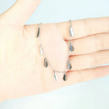 Bohemian Silver Chain Beach Barefoot Jewelry Anklet