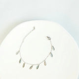 Bohemian Silver Chain Beach Barefoot Jewelry Anklet