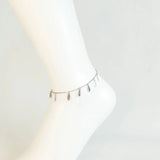 Bohemian Silver Chain Beach Barefoot Jewelry Anklet