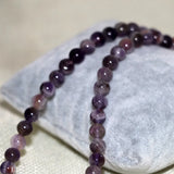 Bohemian Purple Stone Multilayer Bracelets 18in