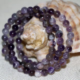 Bohemian Purple Stone Multilayer Bracelets 18in