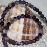 Bohemian Purple Stone Multilayer Bracelets 18in