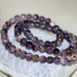 Bohemian Purple Stone Multilayer Bracelets 18in