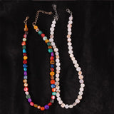 Boho Colorful Beads Women's Necklace Jewelry