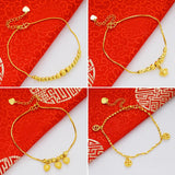 Bohemian Flowers Love Ankle Bracelet Vintage Foot Jewelry