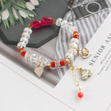 Bohemian Wind Natural Stone Crystal Beaded Bracelet