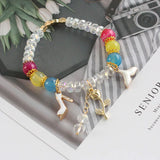 Bohemian Wind Natural Stone Crystal Beaded Bracelet