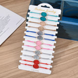 12pcs Boho Elastic Druzy Charms Bracelet for Women, Girls & Kids