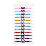 Boho 12pcs/lot Skull Animal Butterfly Elephant Charms Bracelet Women