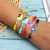 Boho 12pcs/lot Skull Animal Butterfly Elephant Charms Bracelet Women