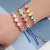 Boho 12pcs Ice Cream Candy Charms Yoga Bracelets Set