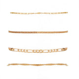 Boho Snake Leg Chain Anklet Butterfly Foot Bracelet