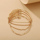 Boho Snake Leg Chain Anklet Butterfly Foot Bracelet