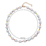 Boho Baroque Pearls Mixed Beads Clavicle Necklace Women Choker