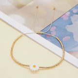 Boho Beaded Star Flower Bracelet for Women