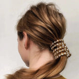 Boho Rhinestone Headband Hair Chain Wedding Jewelry