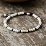 Boho Beaded Braided Bracelet 4mm Couples Jewelry