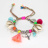 Boho Cow Head Tassel Bracelet Ethnic Jewelry