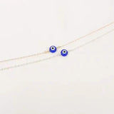 Boho Evil Eye Choker Necklace Stainless Steel Short Jewelry