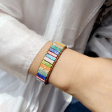 Boho 7 Chakra Healing Bracelet for Women