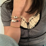 Boho Cartoon Panda Ceramic Bracelet