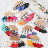 Boho Tassel Dangle Drop Earrings Bundle Set