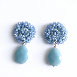 Boho Droplets Earrings Flower-shaped Statement Jewelry Christmas