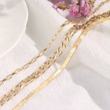 Boho Multilayer Cuban Chain Necklace for Women