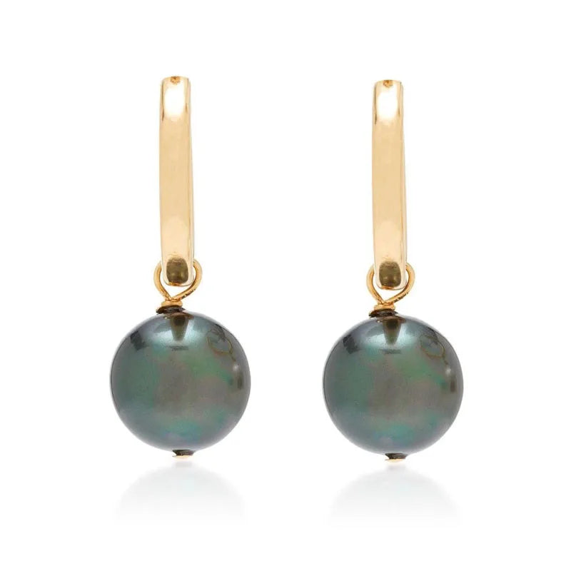 Boho Natural Pearl Earrings Statement Jewelry Charm