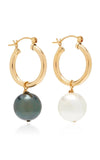 Boho Natural Pearl Earrings Statement Jewelry Charm