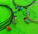 Boho Turquoise Rope Choker Necklace